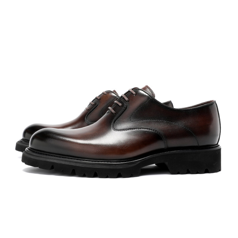 Men'S Grooming Oxford - Sepatu Kulit Formal Bisnis Pria Buatan