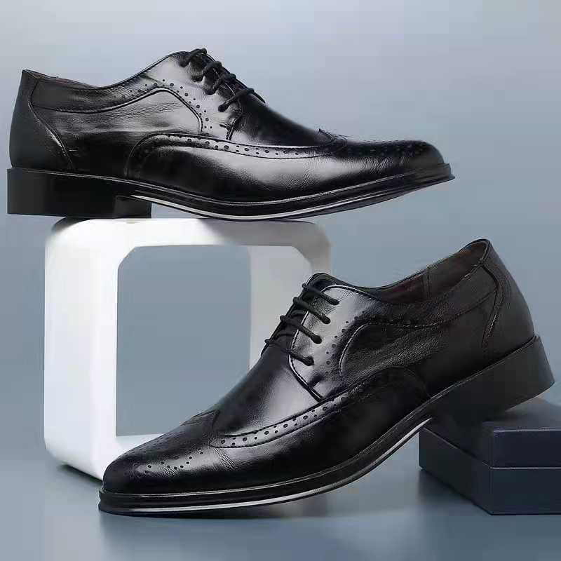 Men'S Grooming Oxford - Sepatu Formal Pria Model Brogue Oxfords