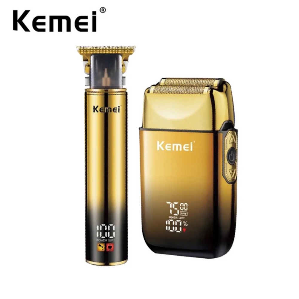 Men'S Grooming Razor Kit - Kemei alat cukur rambut elektrik mesin