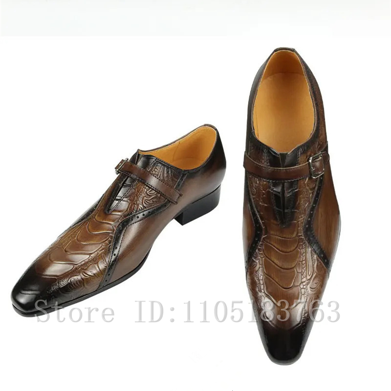 Men'S Grooming Oxford - Sepatu Kulit Asli Buatan Tangan Pria
