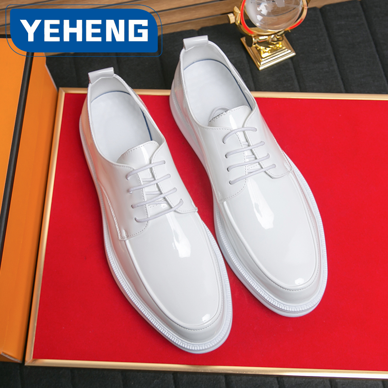 Men'S Grooming Oxford - Sepatu Pria Kantor Klasik Putih Sepatu