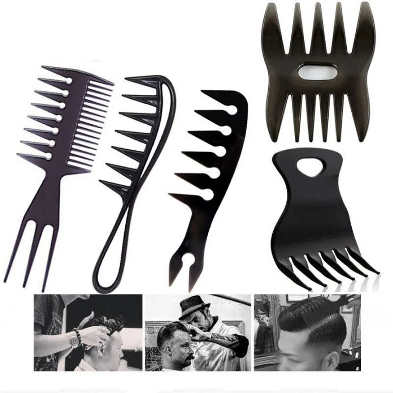 Men'S Grooming Oil - Sisir rambut pria pemangkas rambut profesional