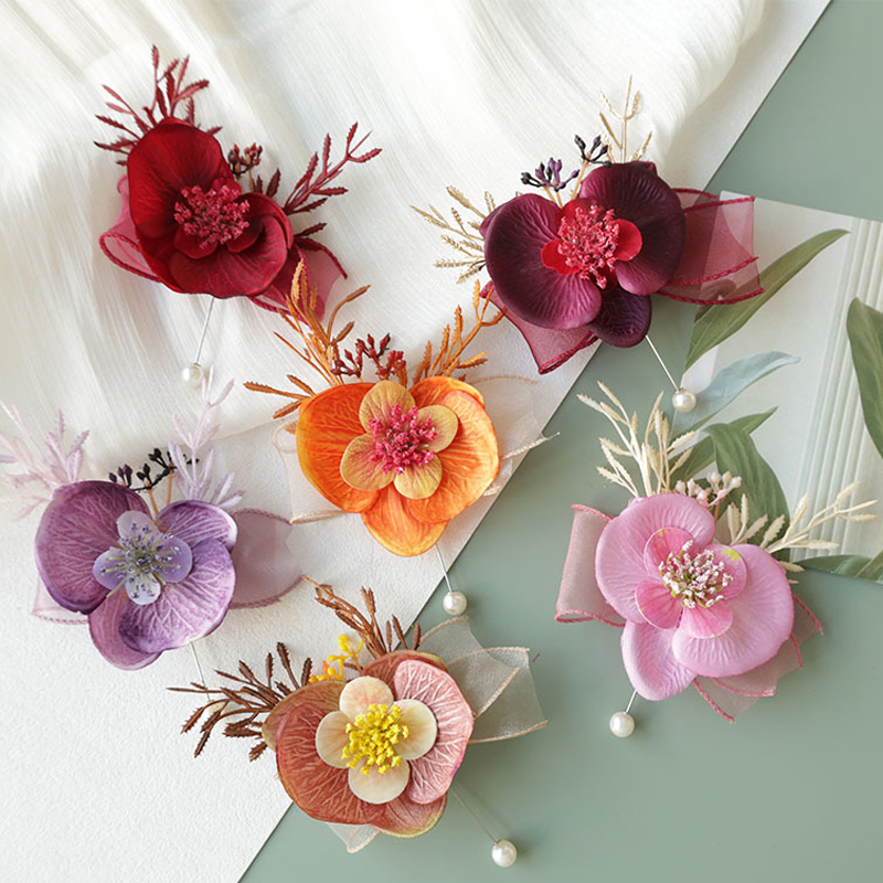Men'S Grooming For Wedding - 25077 Corsage Pergelangan Tangan dan Bunga