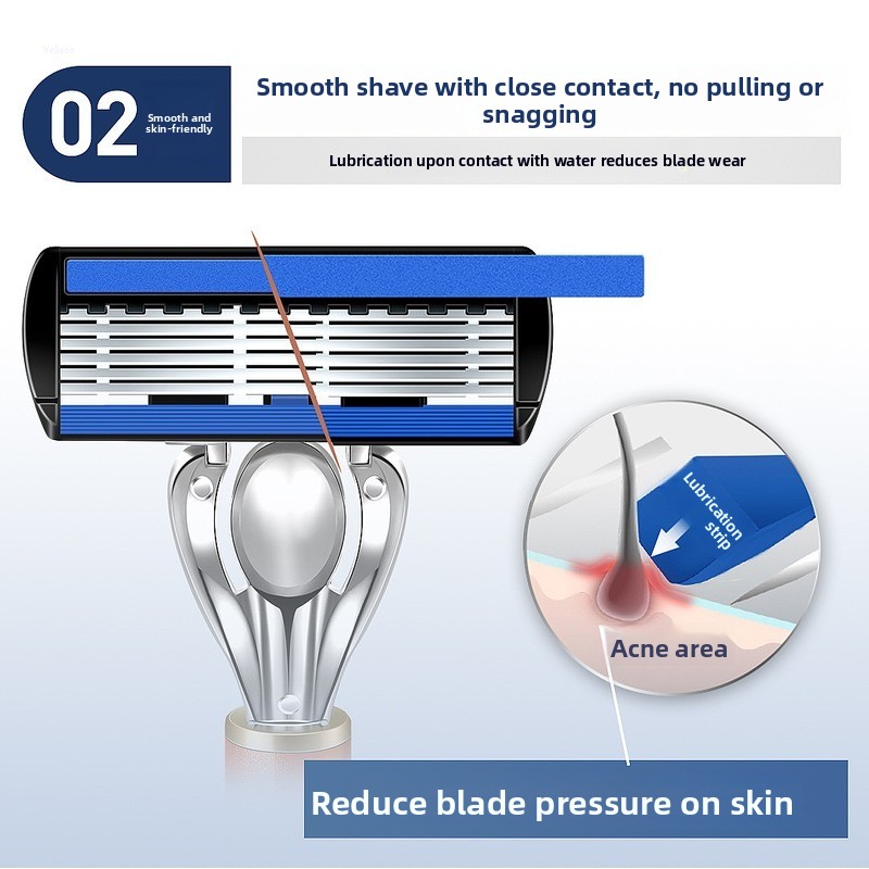 Isi Ulang Pisau Cukur Manual 6 - Men'S Grooming Gift Box ulasan dan harga