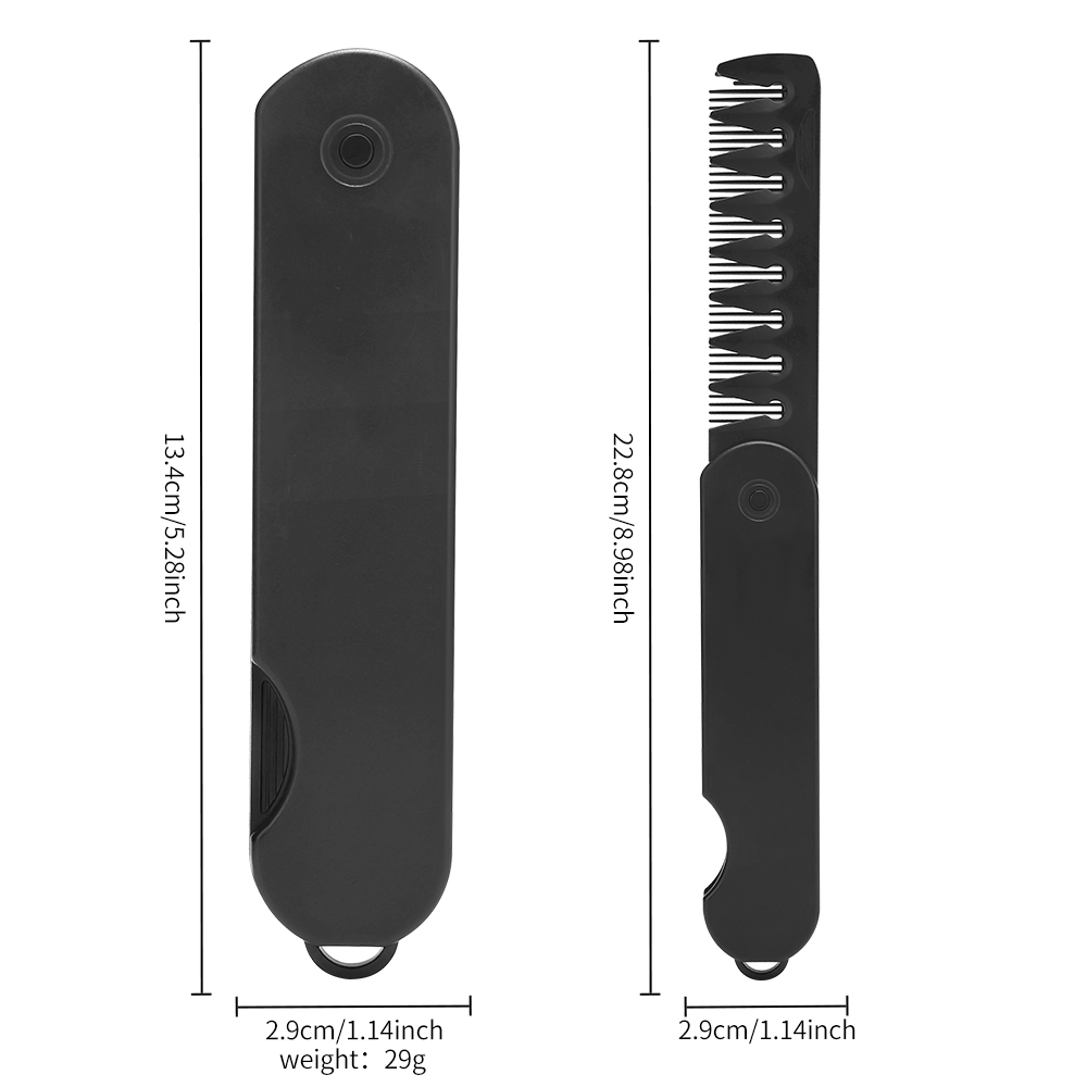 Sisir Saku Lipat Plastik Multi - Men'S Grooming Oil ulasan dan harga