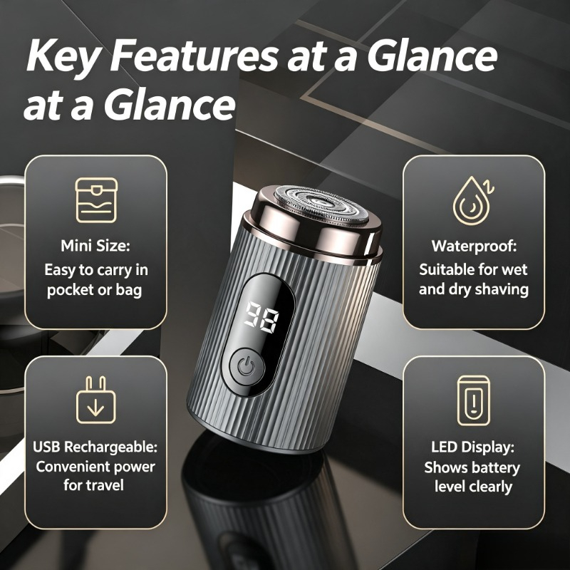 2026 Alat Cukur Elektrik Mini  - Men'S Grooming Razor Kit ulasan dan harga
