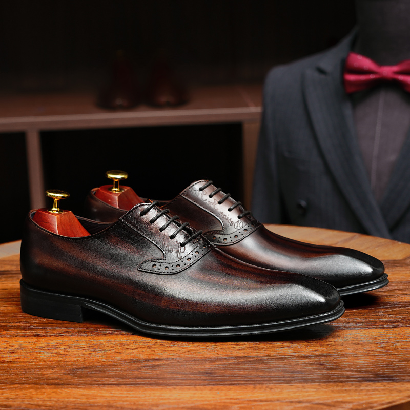 Sepatu Oxford Ujung Lancip Sep - Men'S Grooming Oxford ulasan dan harga