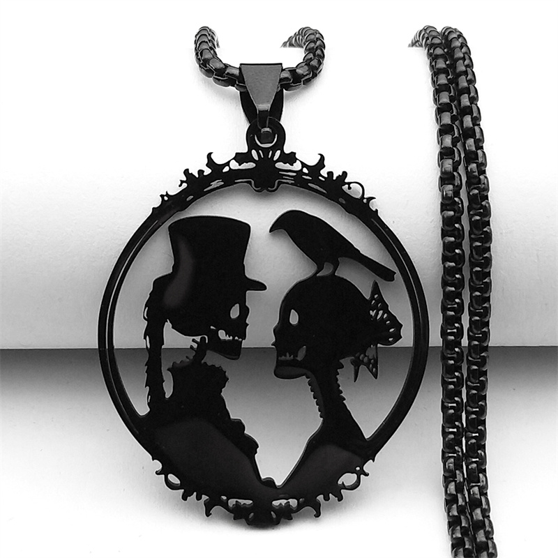 Kalung liontin gagak tengkorak - Men'S Grooming Gift Box ulasan dan harga
