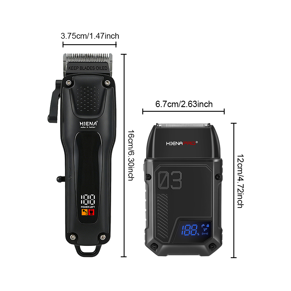 HIENA PRO 2-in-1 Alat Cukur Ra - Mens Grooming Kit Gift ulasan dan harga