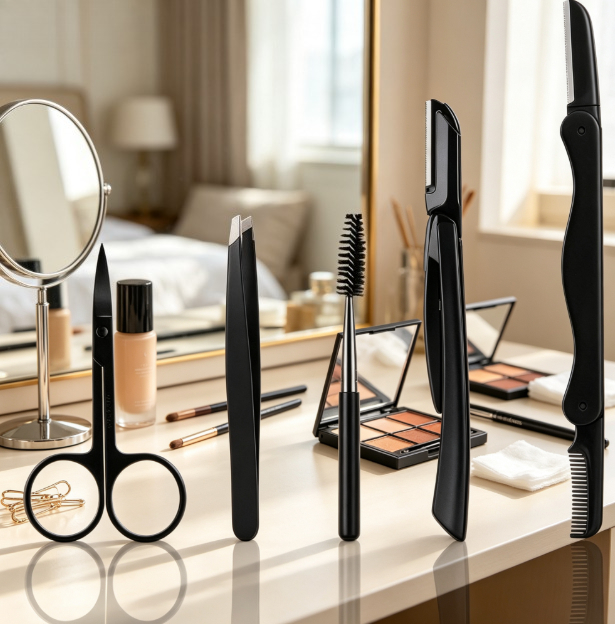 Set Pemangkas Alis Profesional - Men'S Grooming Razor Kit ulasan dan harga