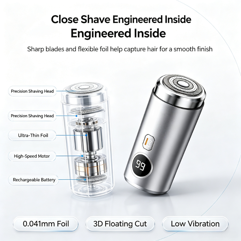 Pemangkas Rambut Elektrik Ukur - Men'S Grooming Razor Kit ulasan dan harga