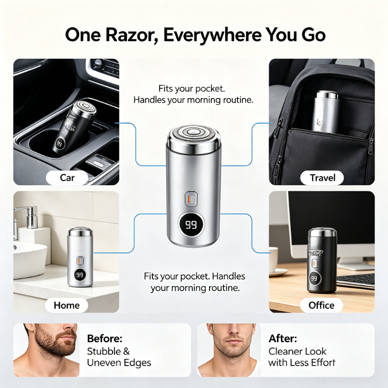 Pemangkas Rambut Elektrik Ukur - Men'S Grooming Razor Kit ulasan dan harga