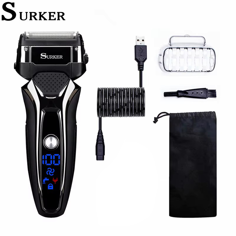 Alat Cukur Listrik Surker untu - Men'S Grooming Razor Kit ulasan dan harga